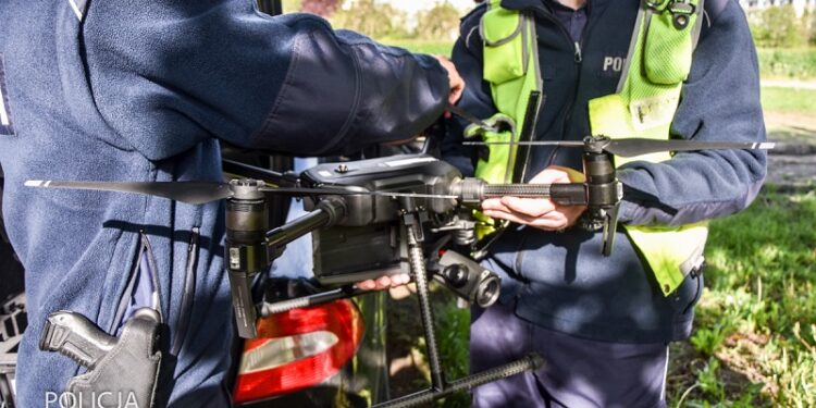 Gorzowska drogówka wykorzystuje drona