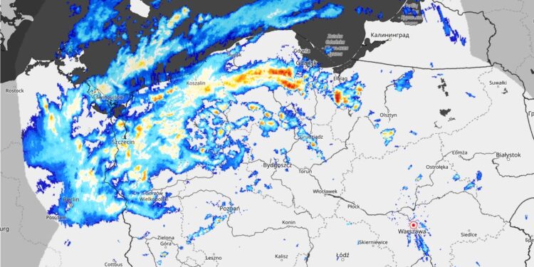 Nowy alert! Burze, intensywny deszcz i silny wiatr