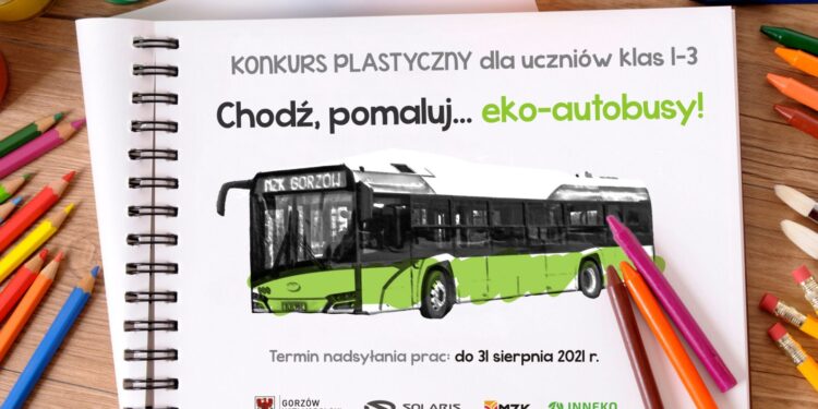 Chodź, pomaluj…eko autobusy – konkurs