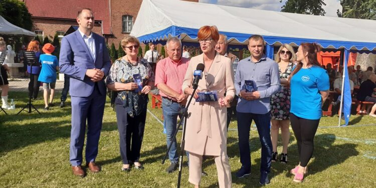 Polski Ład i rozmowy z mieszkańcami regionu w Myszęcinie