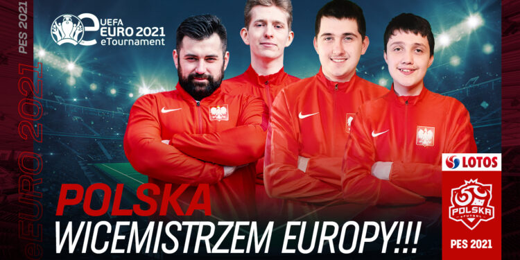 Polska wicemistrzem Europy w turnieju eEURO 2021 UEFA