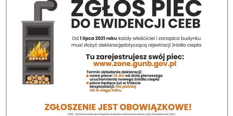 Zgłoś źródło ciepła. W internecie lub w urzędzie