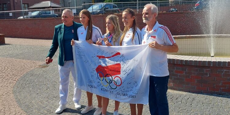 Olimpijki u prezydenta i władz uczelni