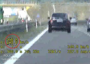 Pędził S3 prawie 250 km/h. Nie uwierzył, że dogonił go radiowóz!