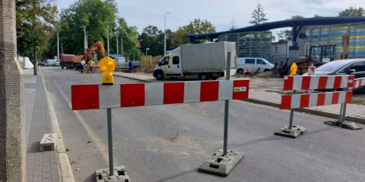 Ul. Teatralna zamknięta