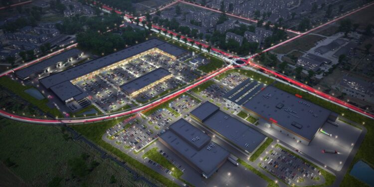 Pozwolenie na park handlowy przy Walczaka