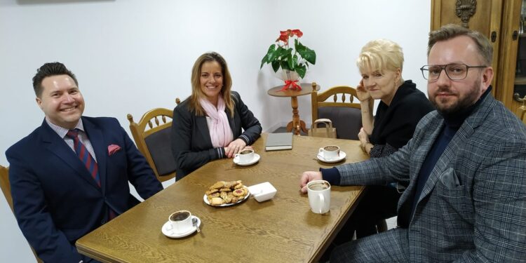 Nowy koordynator Projektu DSD II z wizytą w I LO