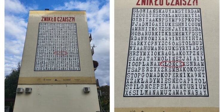 Nowy mural na os. Piaski