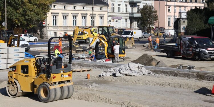 Nie ma  wniosku o przedłużenie terminu prac w centrum Gorzowa [GALERIA]