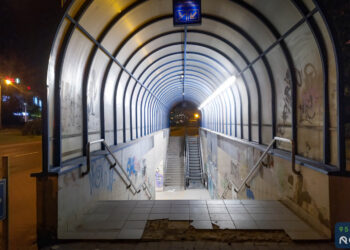 Zniszczone przejście pod ul. Górczyńską [ZDJĘCIA]