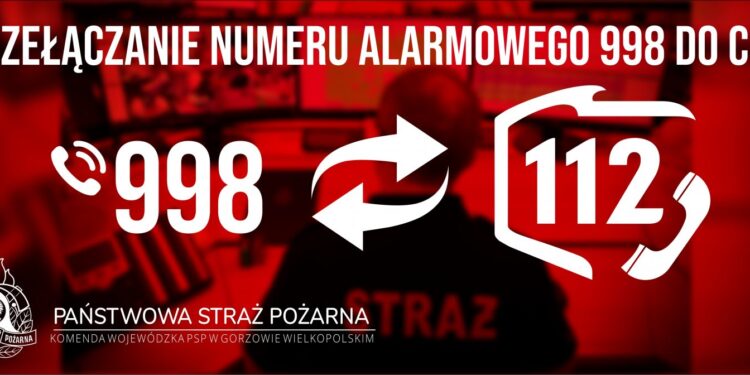 Od dziś straż pożarna pod nr 112