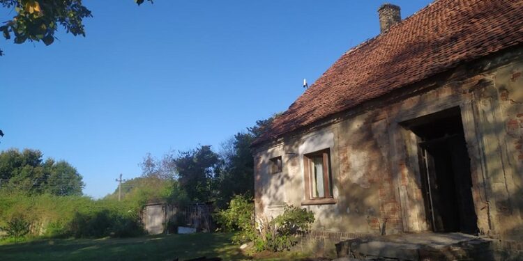 Pożar domu w Jeninku