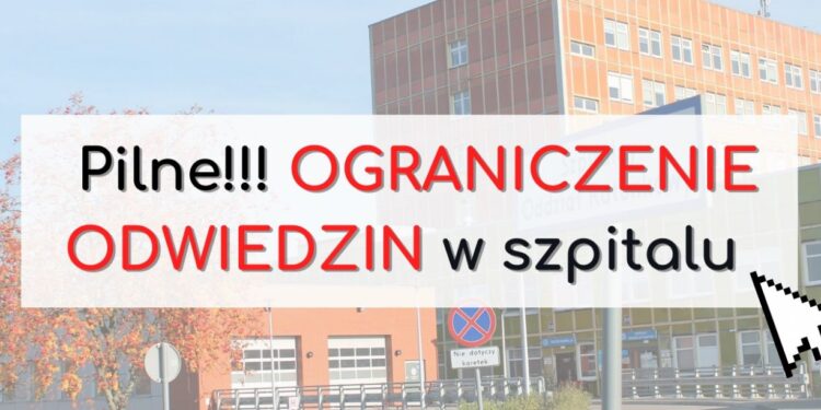 Ograniczenie odwiedzin w gorzowskim szpitalu