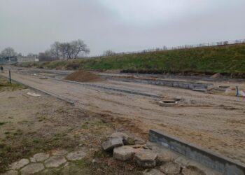 Nowy odcinek Spichrzowej coraz wyraźniej widoczny [ZDJĘCIA]