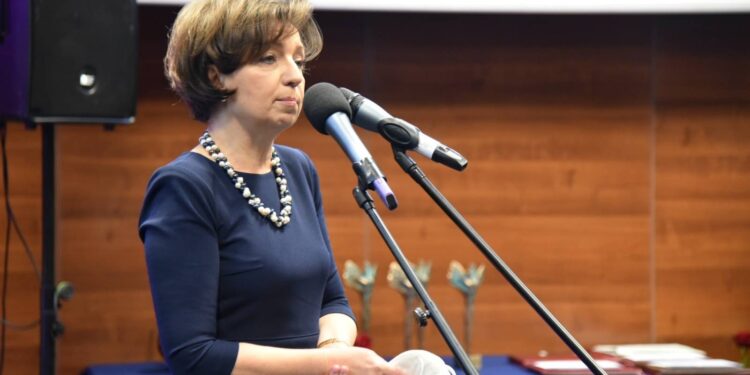 Minister Marlena Maląg na Gali Społecznik Roku 2021r.