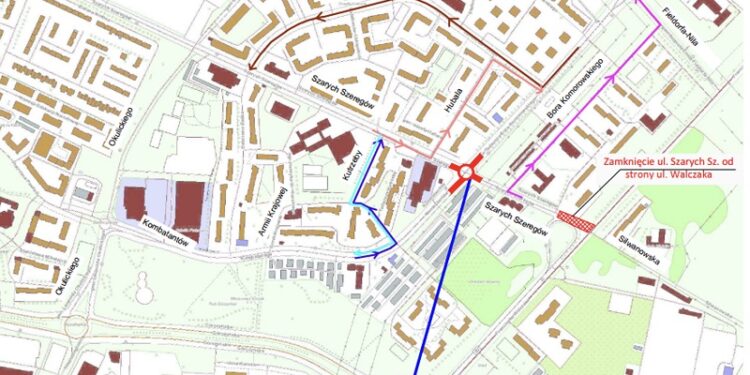 Szczegóły dotyczące remontu Kombatantów