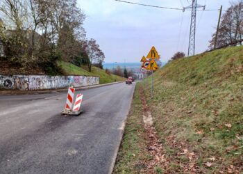 Przebudowa ul. Olimpijskiej – 25.11.21 [ZDJĘCIA]