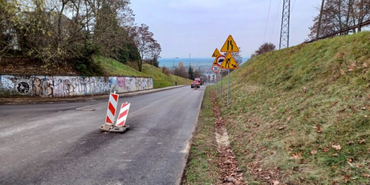 Przebudowa ul. Olimpijskiej – 25.11.21 [ZDJĘCIA]