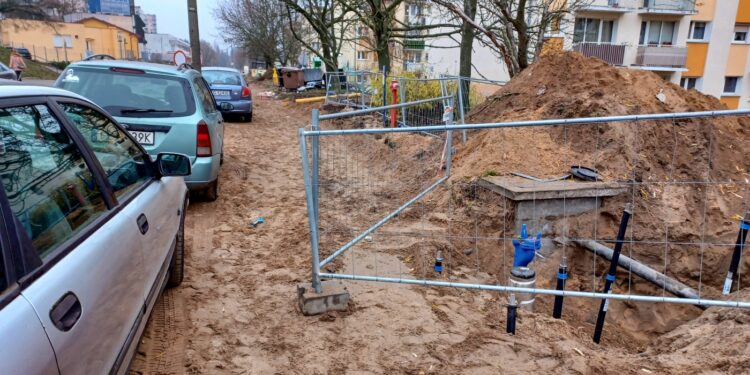 Przebudowa ul. Słonecznej 28.11.2021 [ZDJĘCIA]