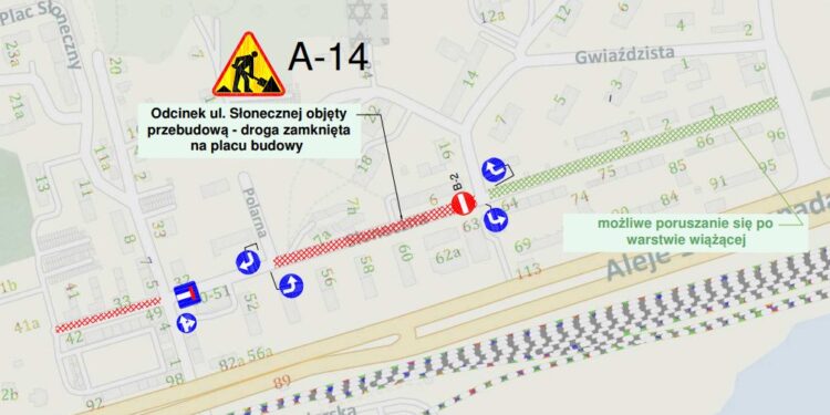 Kolejny etap przebudowy ul. Słonecznej