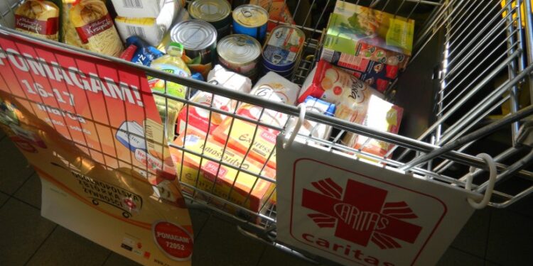 Caritas podsumowuje świąteczną zbiórkę żywności