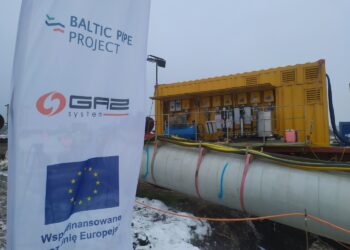 Budowa gazociągu Baltic Pipe w Ciecierzycach