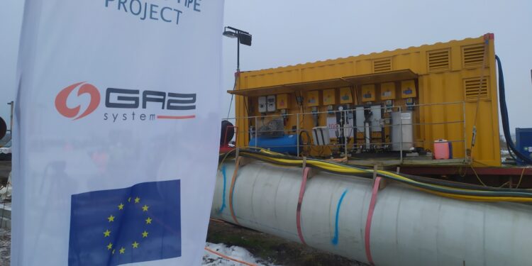 Budowa gazociągu Baltic Pipe w Ciecierzycach