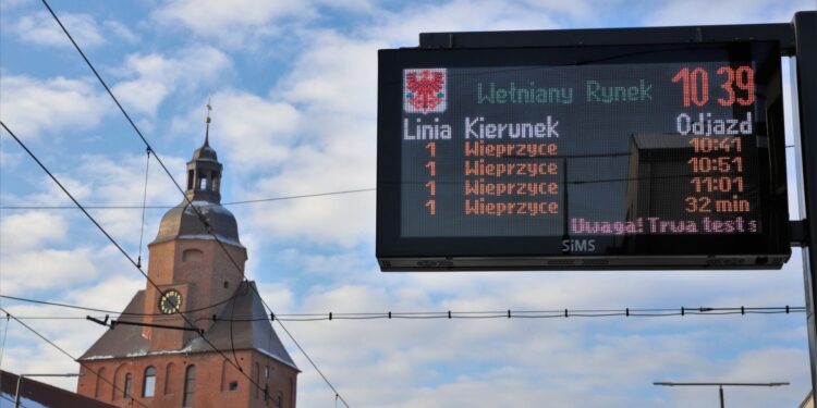 Trwają odbiory systemu informacji pasażerskiej