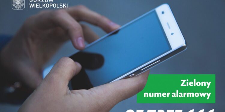 Miasto uruchomiło zielony numer alarmowy