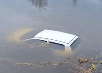 Akcja strażaków. Auto w Warcie