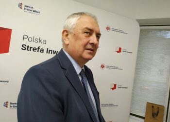 Wiceminister Grzegorz Piechowiak w Kostrzynie