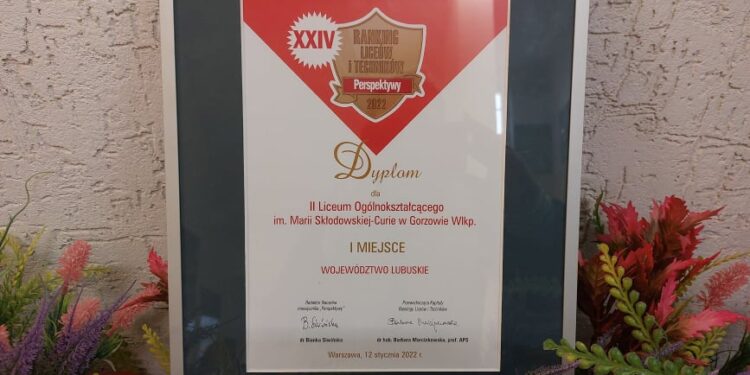 Mamy najlepsze liceum w województwie