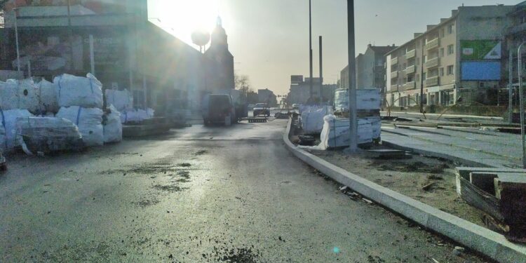 Kolejny etap prac w centrum miasta