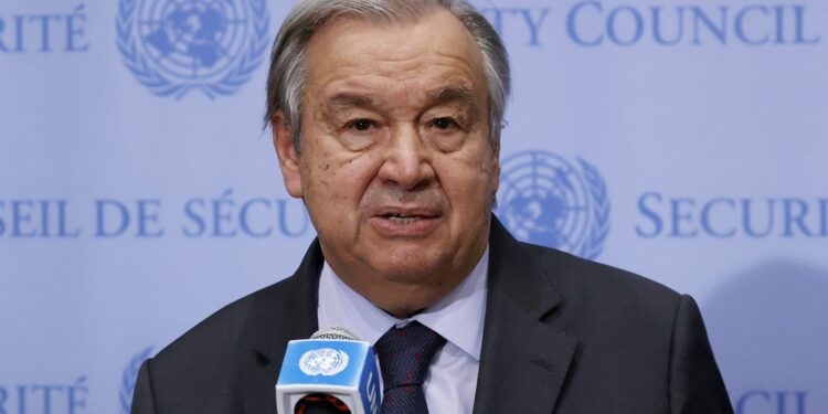 Szef ONZ zaapelował do Putina o zaprzestanie wojny