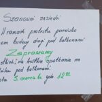 Protest w sprawie nowej ulicy