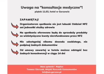 UWAGA! Oszuści zapraszają na konsultacje medyczne