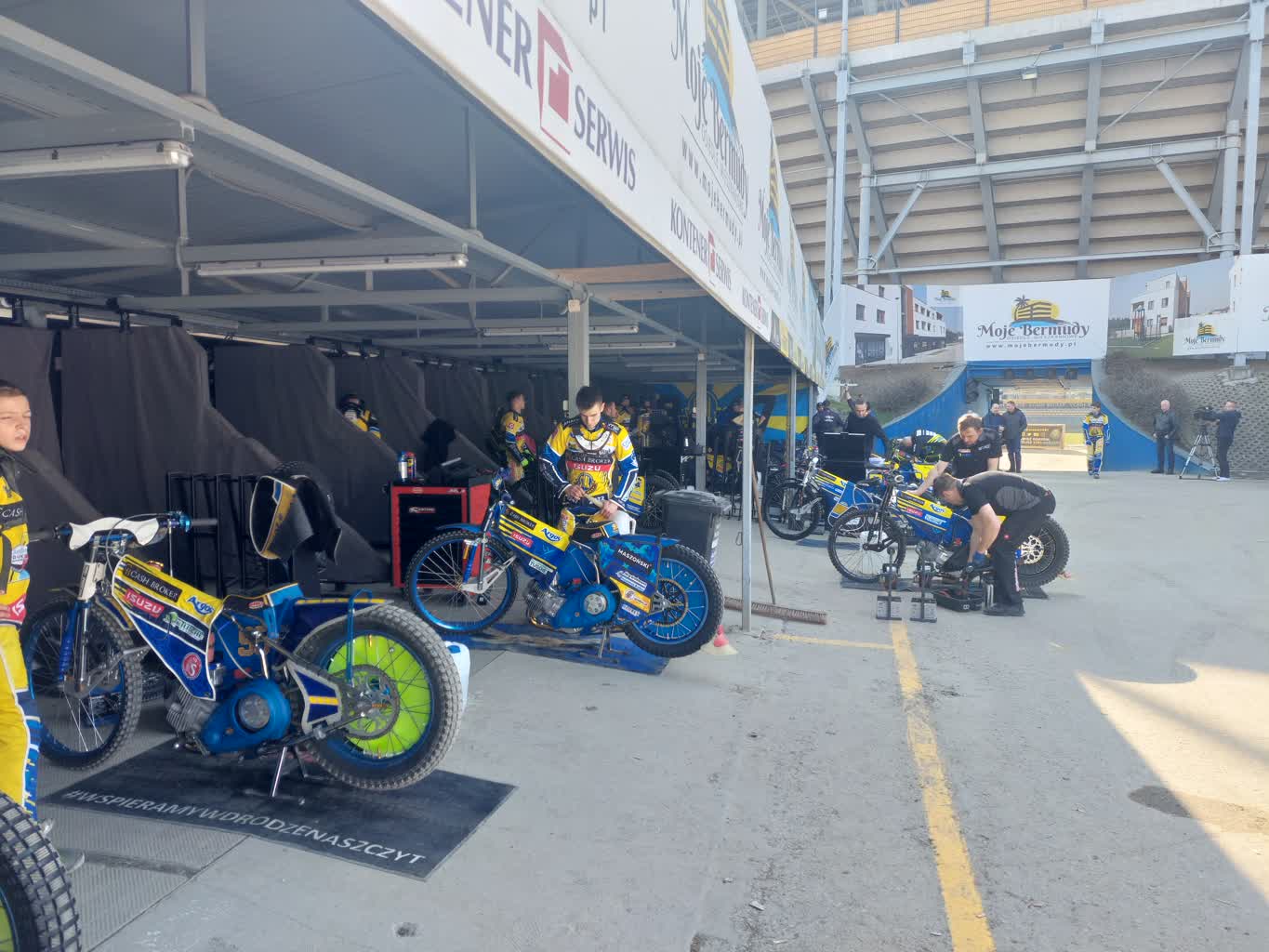 Stal Gorzów żużel - trening