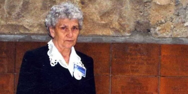 Anna Maria Borowska w Katyniu. Fot. archiwum rodzinne