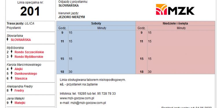 Autobus nad Nierzym już kursuje
