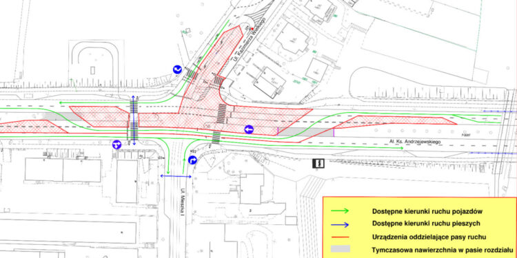 Uwaga kierowcy! Zmiany przy skrzyżowaniu z Roosevelta