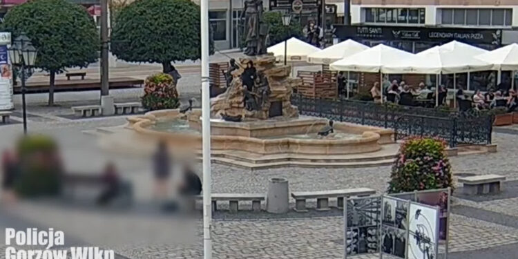 zdjęcie z miejskiego monitoringu