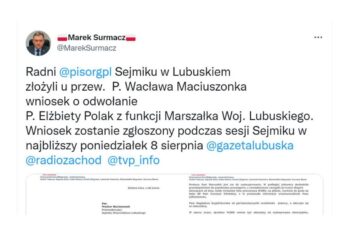 Radni Prawa i Sprawiedliwości złożyli wniosek o odwołanie marszałek Elżbiety Polak