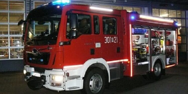 Pożar w Stanowicach i wypadek straży w Bogdańcu