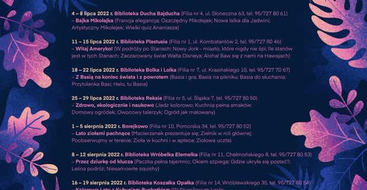 Trwają wakacje w bibliotece. Możesz dołączyć