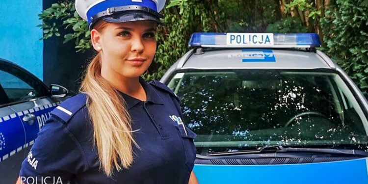 Starsza posterunkowa Wioleta Blatkiewicz, funkcjonariuszka gorzowskiej policji. Fot. Lubuska Policja
