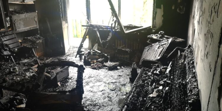 Akumulator przyczyną pożaru przy Wróblewskiego