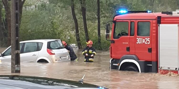 Poranna nawałnica sparaliżowała Gorzów