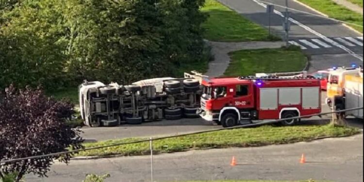 Wypadek na Górczynie. Są utrudnienia