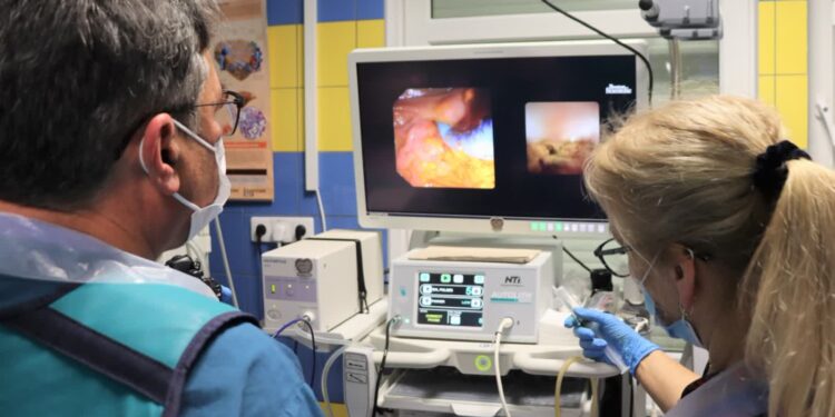 Szpital chwali się nowoczesną metodą rozbijania kamieni żółciowych