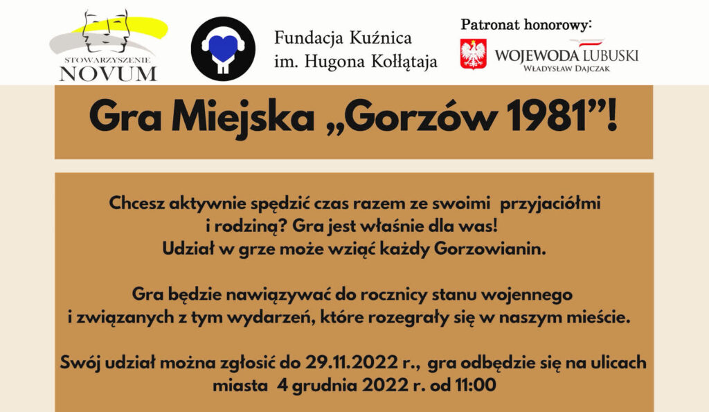 Gra miejska Gorzów 1981